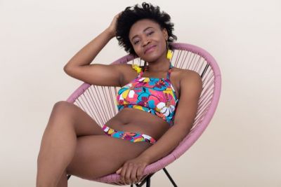 BOHEM Pink Ribbon bikini top